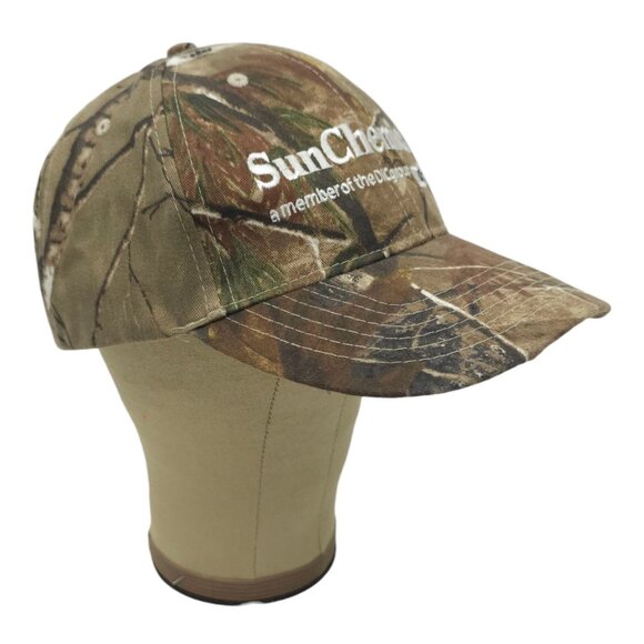 Realtree All Purpose Camo Flex Strap Cap Sun Chemical Trucker Baseball Hunting - Picture 3 of 14